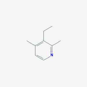 molecular formula C9H13N B13892581 3-Ethyl-2,4-dimethylpyridine CAS No. 73669-49-5