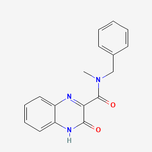 N-benzyl-N-methyl-3-oxo-4H-quinoxaline-2-carboxamide