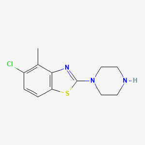 5-Chloro-4-methyl-2-piperazin-1-yl-1,3-benzothiazole