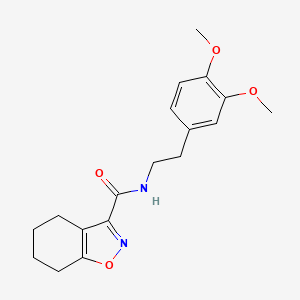 N-[2-(3,4-dimethoxyphenyl)ethyl]-4,5,6,7-tetrahydro-1,2-benzoxazole-3-carboxamide