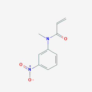 molecular formula C10H10N2O3 B13892660 N-methyl-N-(3-nitrophenyl)acrylamide 