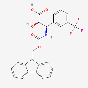 (2R,3R)-3-((((9H-Fluoren-9-yl)methoxy)carbonyl)amino)-2-hydroxy-3-(3-(trifluoromethyl)phenyl)propanoic acid