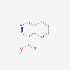 molecular formula C9H6N2O2 B1389268 Acide 1,6-naphthyridine-8-carboxylique CAS No. 362606-19-7