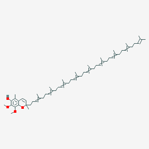 7,8-Dimethoxy-2,5-dimethyl-2-(4,8,12,16,20,24,28,32,36-nonamethylheptatriaconta-3,7,11,15,19,23,27,31,35-nonaenyl)chromen-6-ol