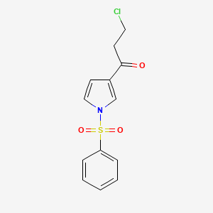 3-Chloro-1-[1-(phenylsulfonyl)-1H-pyrrol-3-yl]-1-propanone