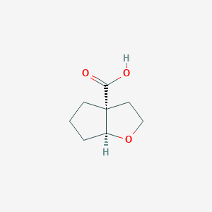 Rel-(3aR,6aS)-hexahydro-3aH-cyclopenta[b]furan-3a-carboxylic acid