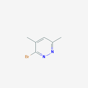 molecular formula C6H7BrN2 B13892732 3-Bromo-4,6-dimethylpyridazine 