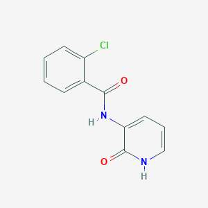 molecular formula C12H9ClN2O2 B13892753 2-Chloro-N-(2-oxo-1,2-dihydropyridin-3-yl)benzamide CAS No. 52334-72-2