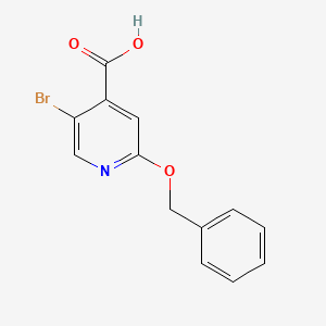 2-(Benzyloxy)-5-bromoisonicotinic acid