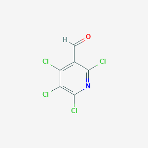 molecular formula C6HCl4NO B13892870 2,4,5,6-Tetrachloropyridine-3-carbaldehyde CAS No. 1261269-45-7