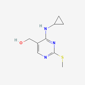 (4-(Cyclopropylamino)-2-(methylthio)pyrimidin-5-yl)methanol