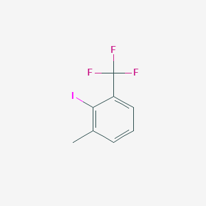 molecular formula C8H6F3I B13892955 2-Iodo-1-methyl-3-(trifluoromethyl)benzene 