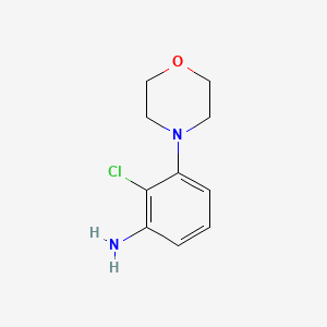 2-Chloro-3-(4-morpholinyl)aniline