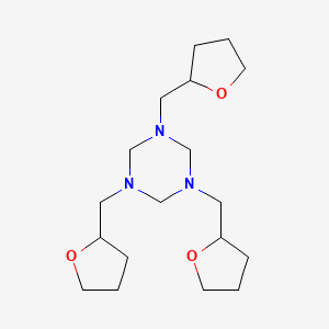 1,3,5-Tris(oxolan-2-ylmethyl)-1,3,5-triazinane