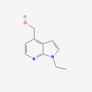 molecular formula C10H12N2O B13893013 (1-Ethylpyrrolo[2,3-b]pyridin-4-yl)methanol 