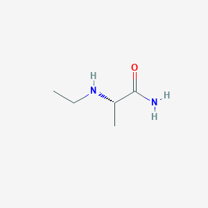 molecular formula C5H12N2O B13893015 N~2~-ethylalaninamide 