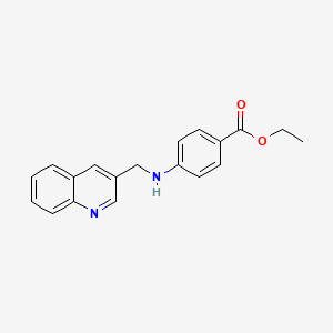 Ethyl 4-[(quinolin-3-ylmethyl)amino]benzoate