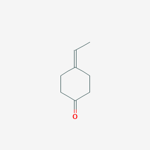 molecular formula C8H12O B13893040 4-Ethylidenecyclohexan-1-one 