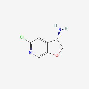 (3S)-5-Chloro-2,3-dihydrofuro[2,3-C]pyridin-3-amine