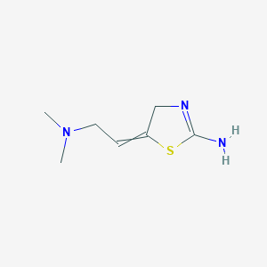 5-[2-(dimethylamino)ethylidene]-4H-1,3-thiazol-2-amine