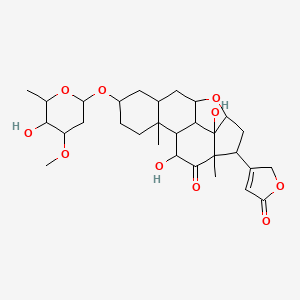 molecular formula C30H42O10 B13893099 Sarveroside CAS No. 545-36-8