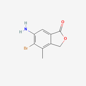 6-Amino-5-bromo-4-methylisobenzofuran-1(3H)-one