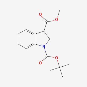 1-tert-Butyl 3-methyl indoline-1,3-dicarboxylate