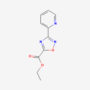 Ethyl 3-(pyridin-2-yl)-1,2,4-oxadiazole-5-carboxylate