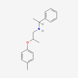 2-(4-Methylphenoxy)-N-(1-phenylethyl)-1-propanamine