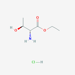 molecular formula C6H14ClNO3 B13893140 ethyl (2R,3S)-2-amino-3-hydroxybutanoate;hydrochloride 