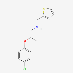 2-(4-Chlorophenoxy)-N-(2-thienylmethyl)-1-propanamine