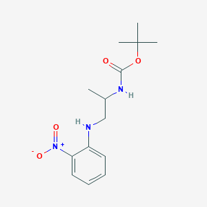 tert-butyl N-[1-(2-nitroanilino)propan-2-yl]carbamate