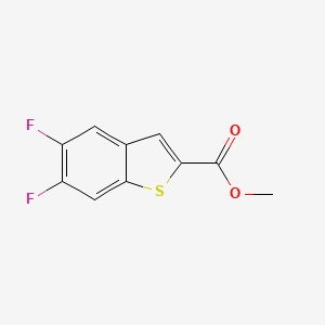 molecular formula C10H6F2O2S B13893186 Methyl 5,6-difluorobenzo[b]thiophene-2-carboxylate CAS No. 1029720-29-3