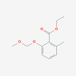 molecular formula C12H16O4 B13893188 Ethyl 2-(methoxymethoxy)-6-methylbenzoate CAS No. 394223-70-2