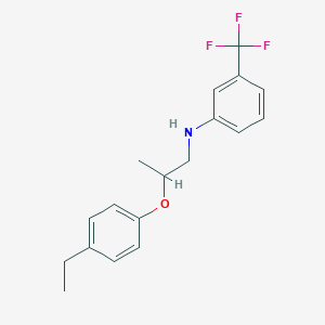 N-[2-(4-Ethylphenoxy)propyl]-3-(trifluoromethyl)aniline