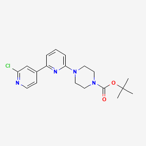 4-(2'-Chloro-[2,4']bipyridinyl-6-yl)-piperazine-1-carboxylic acid tert-butyl ester