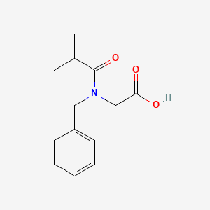 molecular formula C13H17NO3 B13893231 (Benzyl-isobutyryl-amino)-acetic Acid 