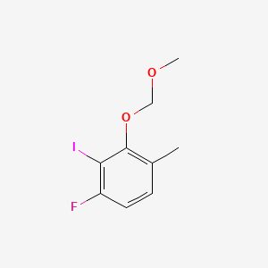 1-Fluoro-2-iodo-3-(methoxymethoxy)-4-methylbenzene