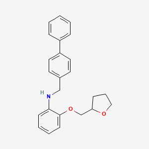 N-([1,1'-Biphenyl]-4-ylmethyl)-2-(tetrahydro-2-furanylmethoxy)aniline