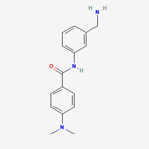 N-(3-(aminomethyl)phenyl)-4-(dimethylamino)benzamide