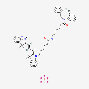 molecular formula C51H57F6N4O2P B13893309 Cyanine3 DBCO hexafluorophosphate 