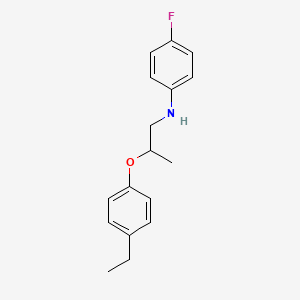 N-[2-(4-Ethylphenoxy)propyl]-4-fluoroaniline