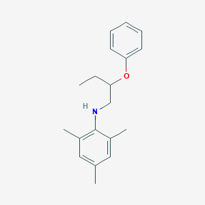 molecular formula C19H25NO B1389333 2,4,6-Trimethyl-N-(2-phenoxybutyl)aniline CAS No. 1040688-38-7