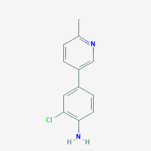 2-Chloro-4-(6-methylpyridin-3-yl)aniline