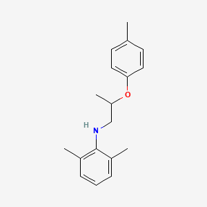 molecular formula C18H23NO B1389338 2,6-Dimethyl-N-[2-(4-methylphenoxy)propyl]aniline CAS No. 1040686-42-7