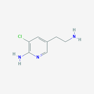 5-(2-Aminoethyl)-3-chloropyridin-2-amine