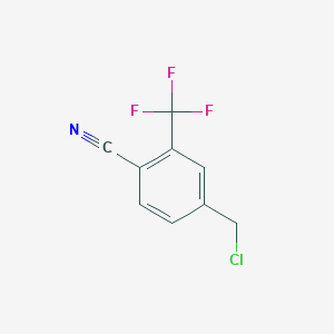 4-(Chloromethyl)-2-(trifluoromethyl)benzonitrile