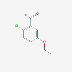 molecular formula C9H9ClO2 B13893408 2-Chloro-5-ethoxybenzaldehyde 