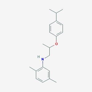 molecular formula C20H27NO B1389341 N-[2-(4-Isopropylphenoxy)propyl]-2,5-dimethylaniline CAS No. 1040687-73-7