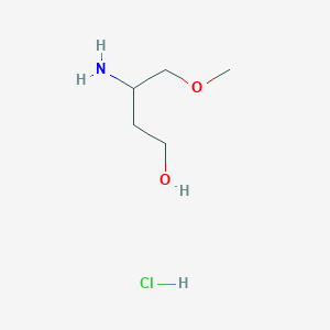 (3S)-3-amino-4-methoxy-butan-1-ol;hydrochloride